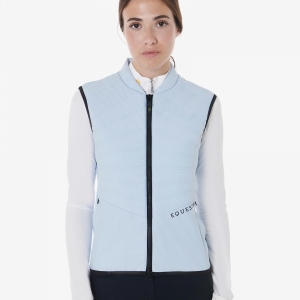 COLETE DE EQUITAÇÃO PARA SENHORA  WOMEN´S SLIM FIT VEST IN TECHNICAL FABRIC EQUESTRO