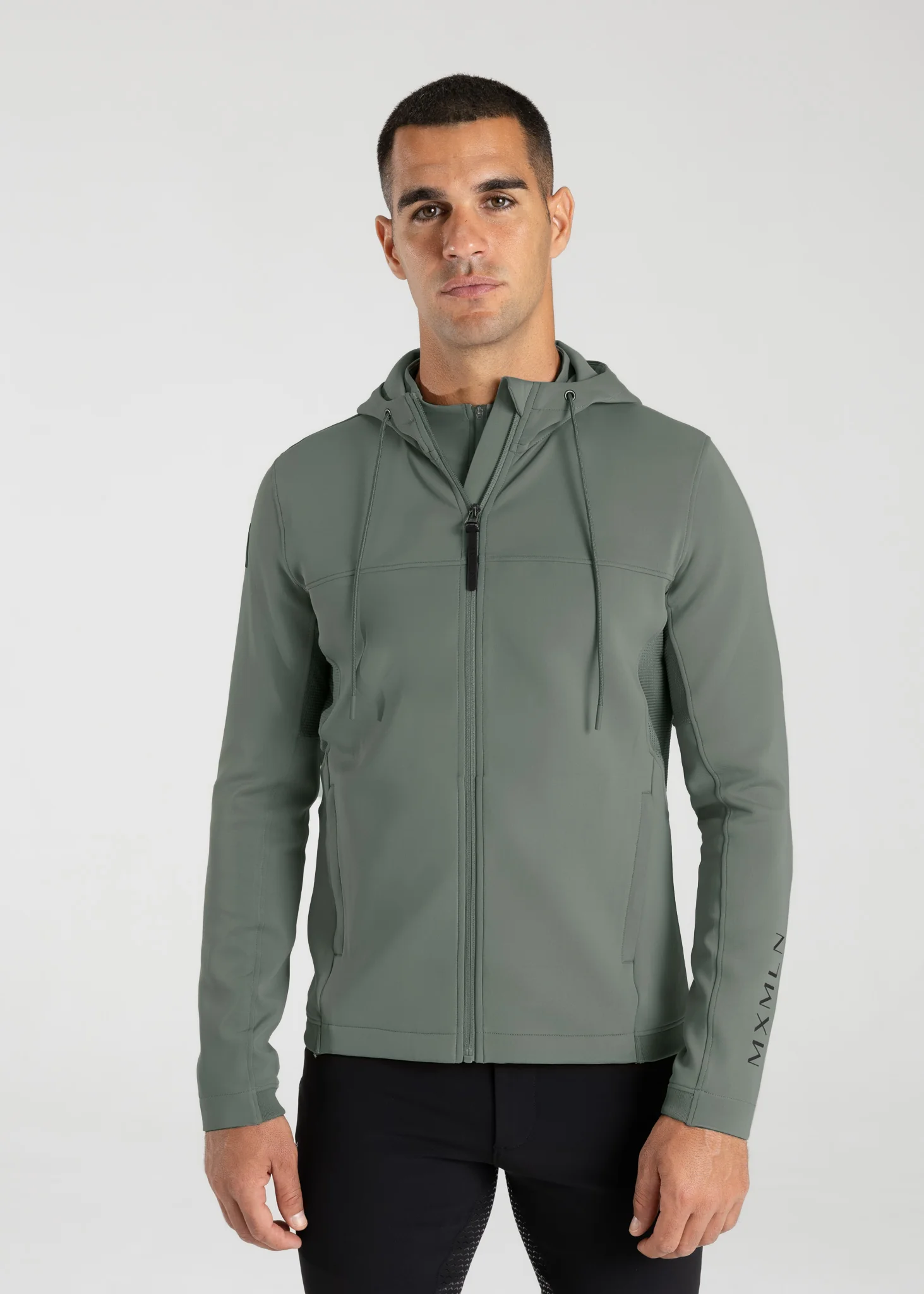 CASACO DE EQUITAÇÃO PARA HOMEM COM CAPUZ CLUB ZIP HOODIE IVY MAXIMILIAN EQUESTRIAN 