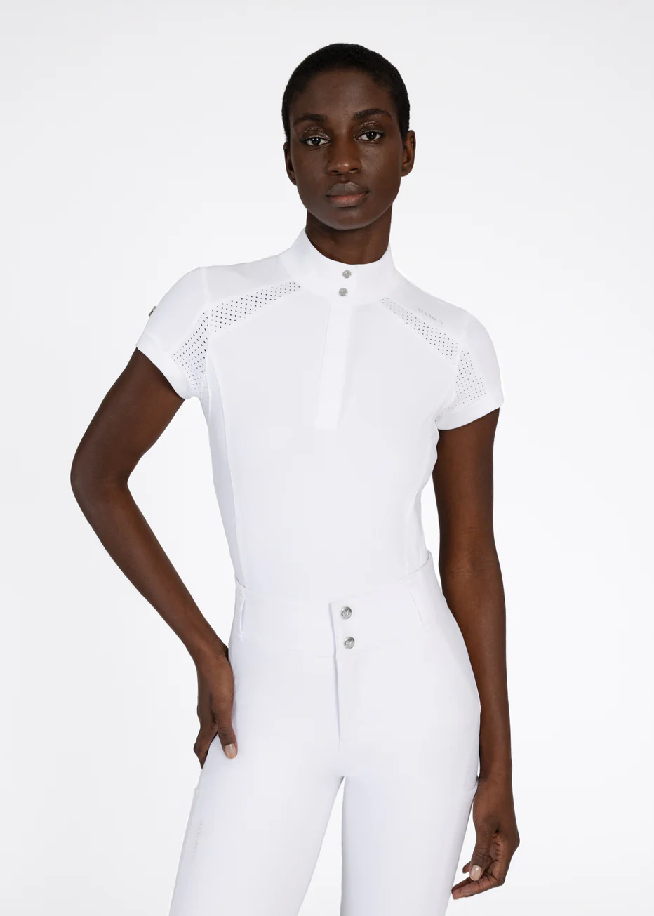 CAMISOLA DE EQUITAÇAO PARA SENHORA AVEEN SHOW SHIRT MAXIMILIAN EQUESTRIAN 