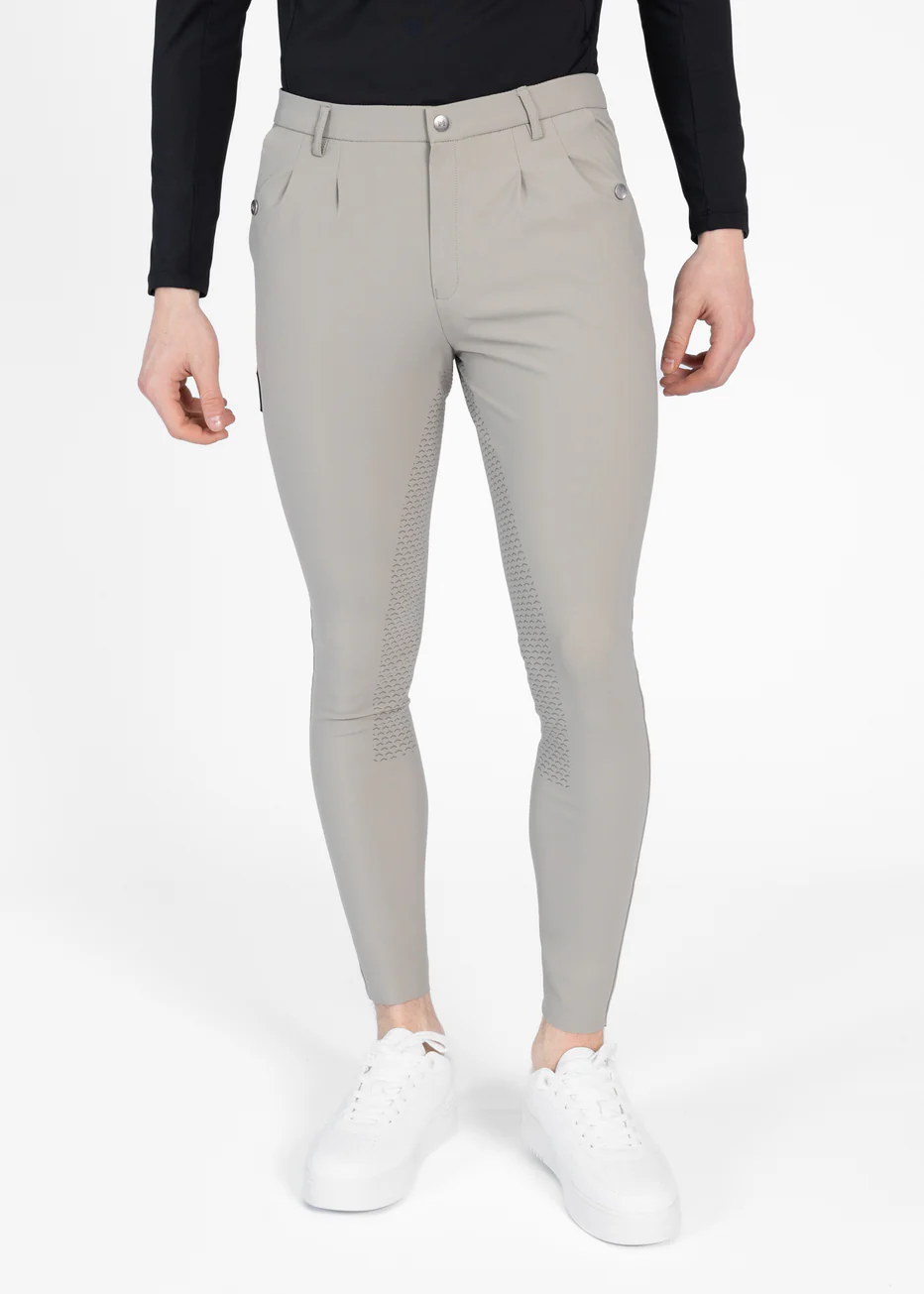 CALÇAS DE EQUITAÇÃO PARA HOMEM FOUNDER BREECHES STONE MAXIMILIAN EQUESTRIAN