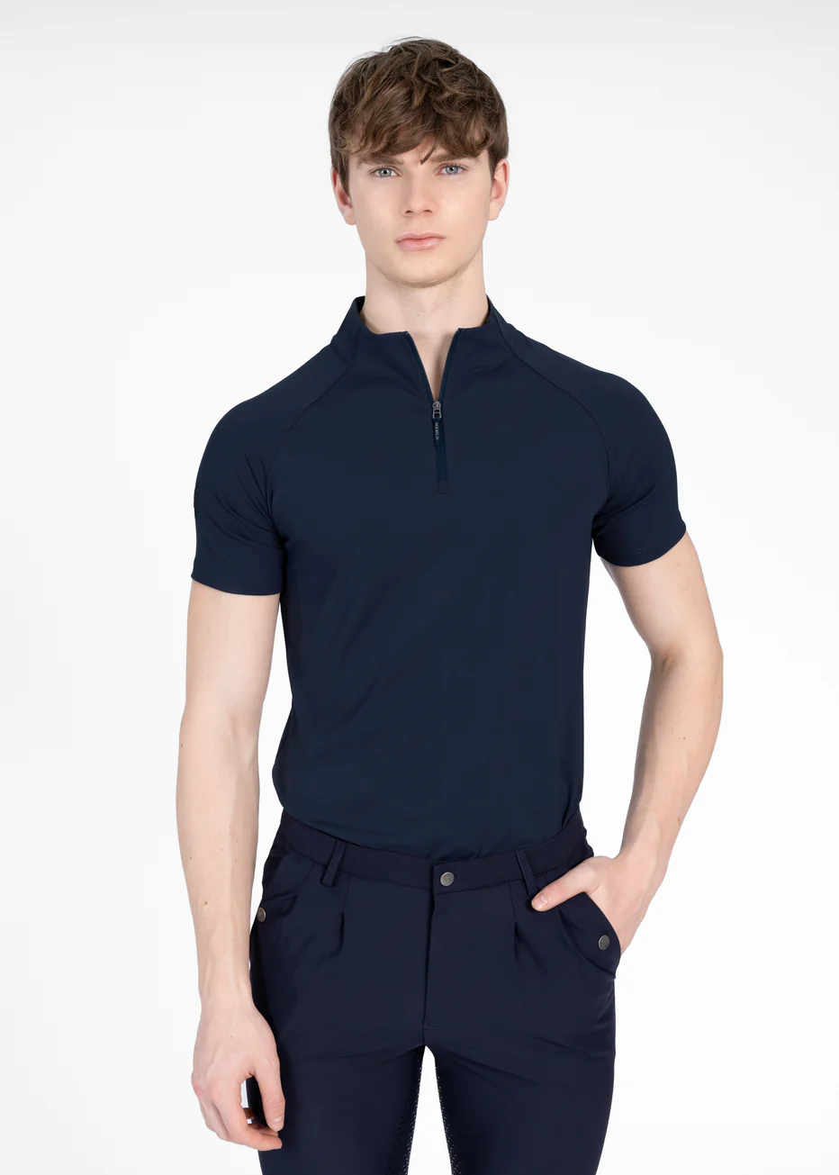 CAMISOLA DE EQUITAÇÃO PARA HOMEM CODE SHORT SLEEVE BASE LAYER ATLANTIC MAXIMILIAN EQUESTRIAN
