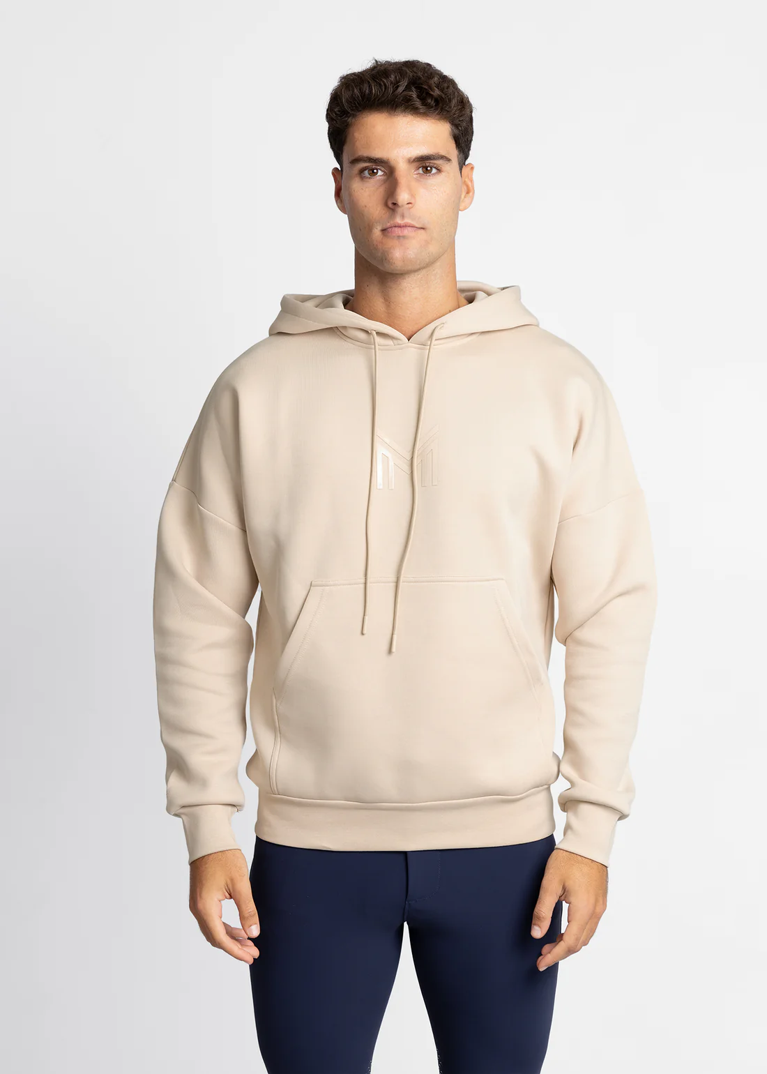 HOODIE DE EQUITAÇAO PARA HOMEM ICON OVERSIZED HOODIE (BEIGE) MAXIMILIAN EQUESTRIAN