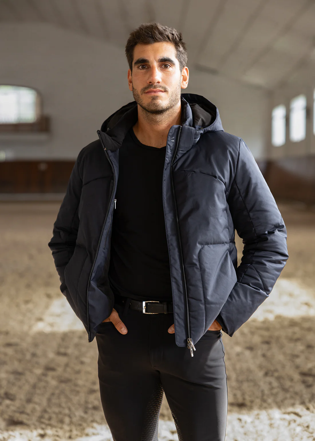  CASACO DE EQUITAÇÃO DE INVERNO PARA HOMEM ELAN PUFFER JACKET MAXIMILIAN EQUESTRIAN