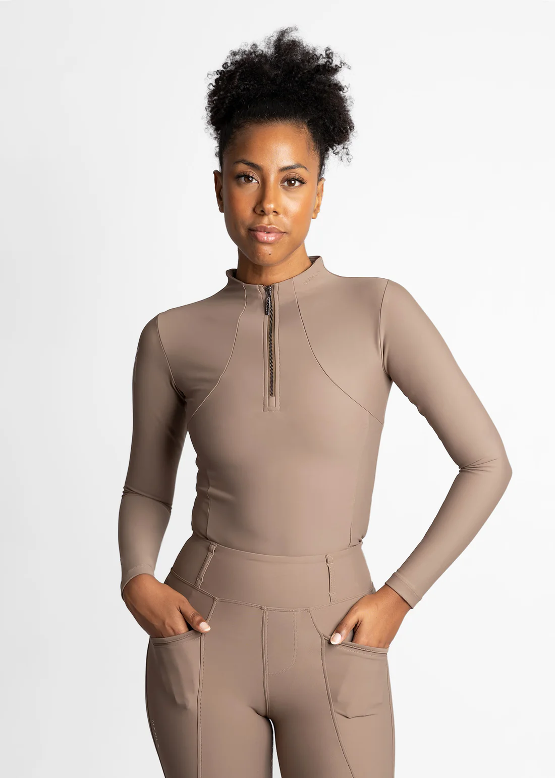 CAMISOLA DE EQUITAÇÃO PARA SENHORA LONG SLEEVE BASE LAYER MAXIMILIAN EQUESTRIAN 