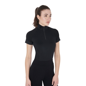 POLO DE EQUITAÇÃO PARA SENHORA CAMISOLA DE COMPETIÇÃO MANGA CURTA SHORT SLEEVE AIR SHOW SHIRT EQUESTRO