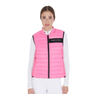 COLETE DE EQUITAÇÃO PARA MULHER TECHNICAL WOMAN VEST FUCSIA EQUESTRO 