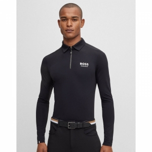 POLO DESPORTIVO EQUESTRE EM MATERIAL ELASTICO BOSS EQUESTRIAN