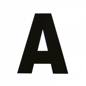 CONJUNTO DE 12 LETRAS AUTOCOLANTES 